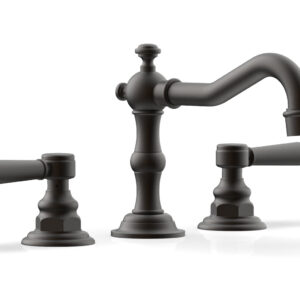 Phylrich HENRI Widespread Faucet – Lever Handles 161-02 – Oil Rubbed Bronze