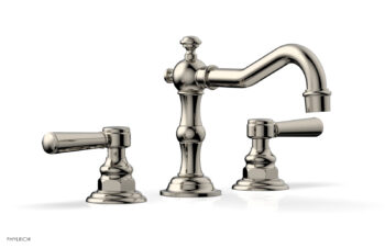 Phylrich HENRI Widespread Faucet - Lever Handles 161-02 - Polished Nickel