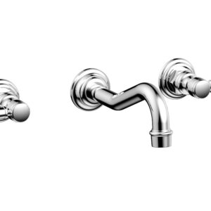 Phylrich HENRI Wall Lavatory Set – Lever Handles 161-12 – Polished Chrome