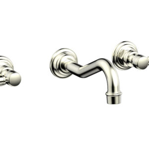 Phylrich HENRI Wall Lavatory Set – Lever Handles 161-12 – Satin Nickel