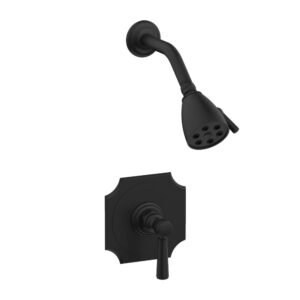 Phylrich HENRI Pressure Balance Shower Set Lever Handle 161-22 – Matte Black