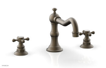 Phylrich HENRI Deck Tub Set - Cross Handle 161-40 - Architectural Bronze