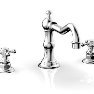 Phylrich HENRI Deck Tub Set – Cross Handle 161-40 – Polished Chrome