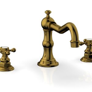 Phylrich HENRI Deck Tub Set – Cross Handle 161-40 – French Brass