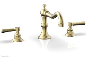 Phylrich HENRI Deck Tub Set - Lever Handle - 161-41 - Burnished Gold