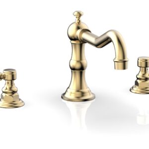 Phylrich HENRI Deck Tub Set – Lever Handle – 161-41 – Satin Brass