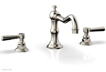 Phylrich HENRI Deck Tub Set - Lever Handle - 161-41 - Polished Nickel