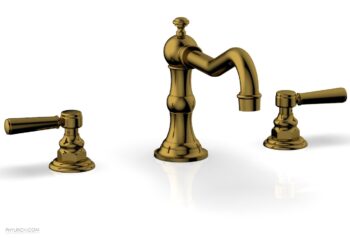 Phylrich HENRI Deck Tub Set - Lever Handle - 161-41 - French Brass