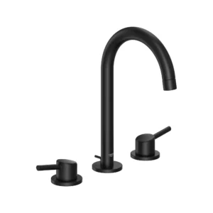 Grohe 8-Inch Widespread 2-Handle L-Size Bathroom Faucet 1.2 Gpm in Matte Black