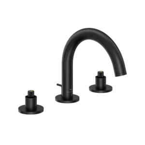 Grohe Atrio 8-Inch Widespread 2-Handle S-Size Bathroom Faucet 1.2 Gpm in Matte Black