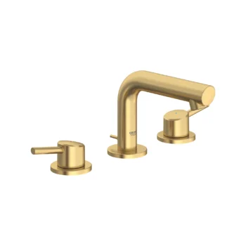 Grohe 8-Inch Widespread 2-Handle S-Size Bathroom Faucet 1.2 Gpm in Brushed Cool Sunrise