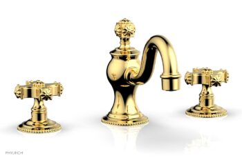 Phylrich MARVELLE Widespread Faucet 162-01 - Polished Gold