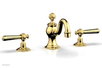 Phylrich MARVELLE Widespread Faucet lever Handles 162-02 - Polished Gold