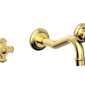 Phylrich MARVELLE Wall Lavatory Set 162-11 – Polished Gold