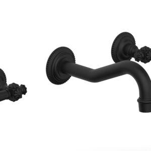 Phylrich MARVELLE Wall Lavatory Set 162-12 – Matte Black