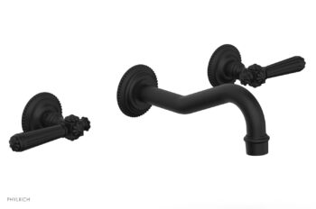Phylrich MARVELLE Wall Lavatory Set 162-12 - Matte Black