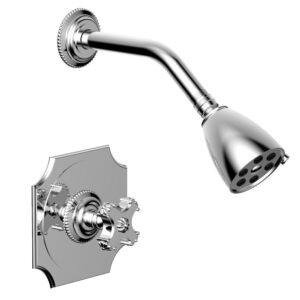 Phylrich MARVELLE Pressure Balance Shower Set – Cross Handle 162-21 – Polished Chrome