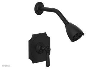Phylrich MARVELLE Pressure Balance Shower Set - Lever Handle 162-22 - Matte Black