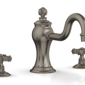 Phylrich MARVELLE Deck Tub Set – Cross Handles 162-40 – Pewter