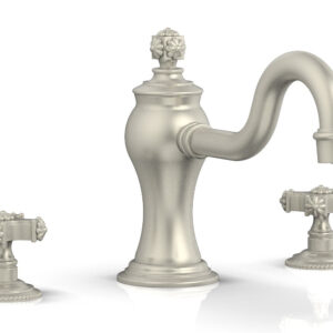 Phylrich MARVELLE Deck Tub Set – Cross Handles 162-40 – Burnished Nickel