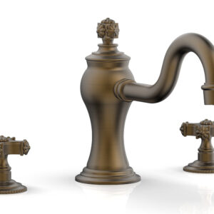 Phylrich MARVELLE Deck Tub Set – Cross Handles 162-40 – Old English Brass