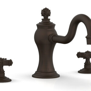 Phylrich MARVELLE Deck Tub Set – Cross Handles 162-40 – Antique Bronze