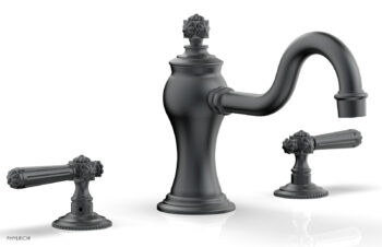 Phylrich MARVELLE Deck Tub Set - Lever Handles 162-41 - Gun Metal