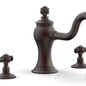 Phylrich MARVELLE Deck Tub Set – Lever Handles 162-41 – Weathered Copper