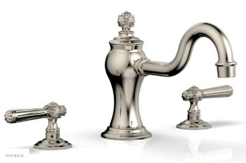 Phylrich MARVELLE Deck Tub Set - Lever Handles 162-41 - Polished Nickel