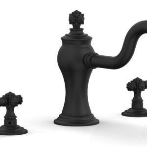 Phylrich MARVELLE Deck Tub Set – Lever Handles 162-41 – Matte Black