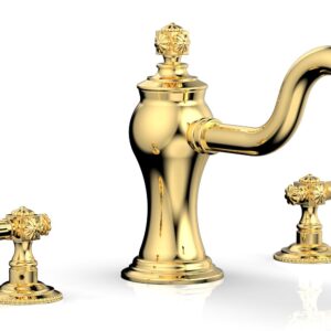 Phylrich MARVELLE Deck Tub Set – Lever Handles 162-41 – Polished Gold