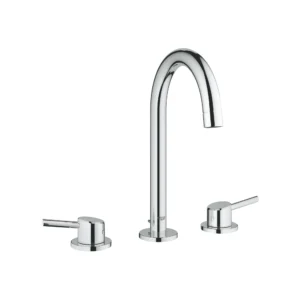 Grohe 8-Inch Widespread 2-Handle L-Size Bathroom Faucet 1.2 Gpm in Chrome