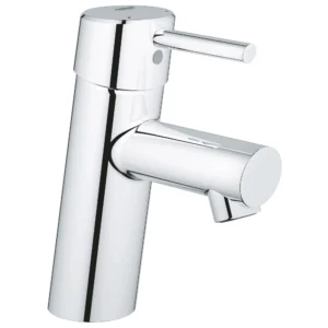 Grohe Single Hole Single-Handle S-Size Bathroom Faucet 1.2 Gpm Less Drain in Chrome