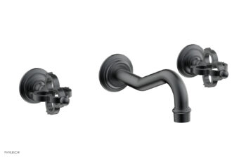Phylrich COURONNE Wall Lavatory Set 163-11 - Gun Metal
