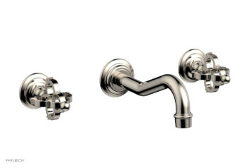 Phylrich COURONNE Wall Lavatory Set 163-11 - Polished Nickel