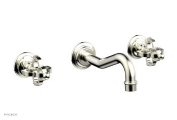 Phylrich COURONNE Wall Lavatory Set 163-11 - Satin Nickel