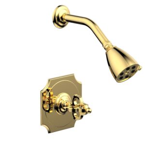 Phylrich COURONNE Pressure Balance Shower Set 163-21 – Polished Gold