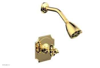 Phylrich COURONNE Pressure Balance Shower Set 163-21 - Polished Gold