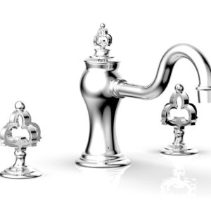Phylrich COURONNE Deck Tub Set 163-40 – Polished Chrome