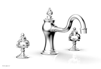 Phylrich COURONNE Deck Tub Set 163-40 - Polished Chrome