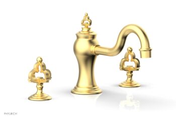 Phylrich COURONNE Deck Tub Set 163-40 - Burnished Gold