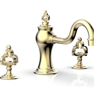 Phylrich COURONNE Deck Tub Set 163-40 – Polished Brass Uncoated