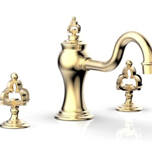Phylrich COURONNE Deck Tub Set 163-40 – Satin Brass