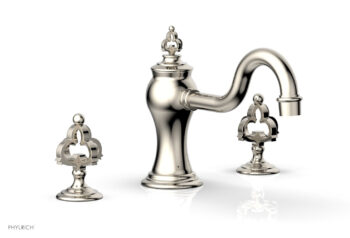 Phylrich COURONNE Deck Tub Set 163-40 - Polished Nickel