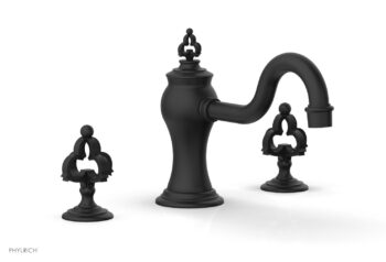 Phylrich COURONNE Deck Tub Set 163-40 - Matte Black