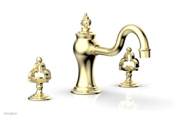 Phylrich COURONNE Deck Tub Set 163-40 - Polished Brass