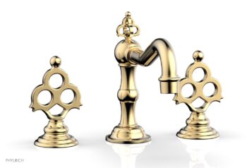 Phylrich MAISON Widespread Faucet 164-01 - Satin Brass