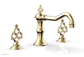 Phylrich MAISON Deck Tub Set 164-40 - Satin Brass