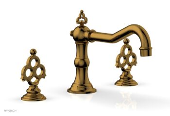 Phylrich MAISON Deck Tub Set 164-40 - French Brass