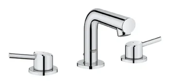 Grohe 8-Inch Widespread 2-Handle S-Size Bathroom Faucet 1.2 Gpm in Chrome